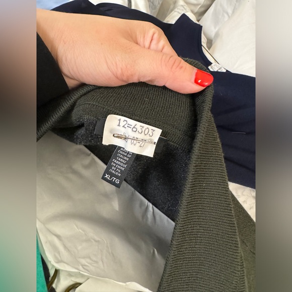 Eileen Fisher Green Sweater Cardigan Size XL - Picture 3 of 3